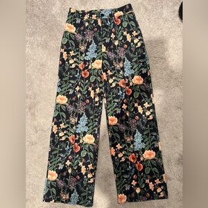 Cider Wide leg floral pants